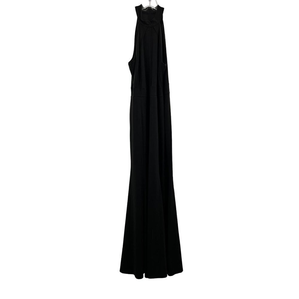 BeryDress Halter Sleeveless Fitted Long Dress Black Women's Size XL New Zip